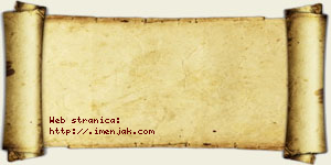 Danica Pribanović vizit kartica